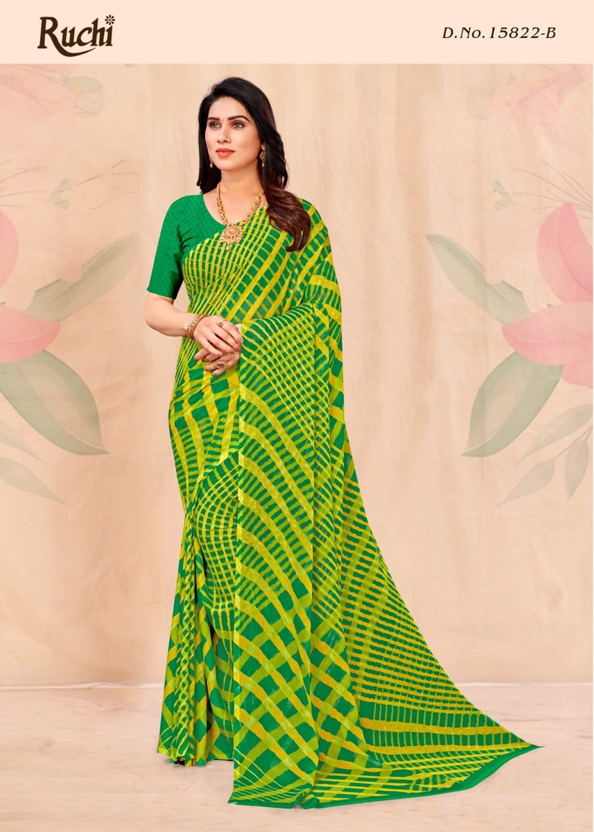 Ruchi Saree Star Chiffon Vol-126 15822 Colors 2