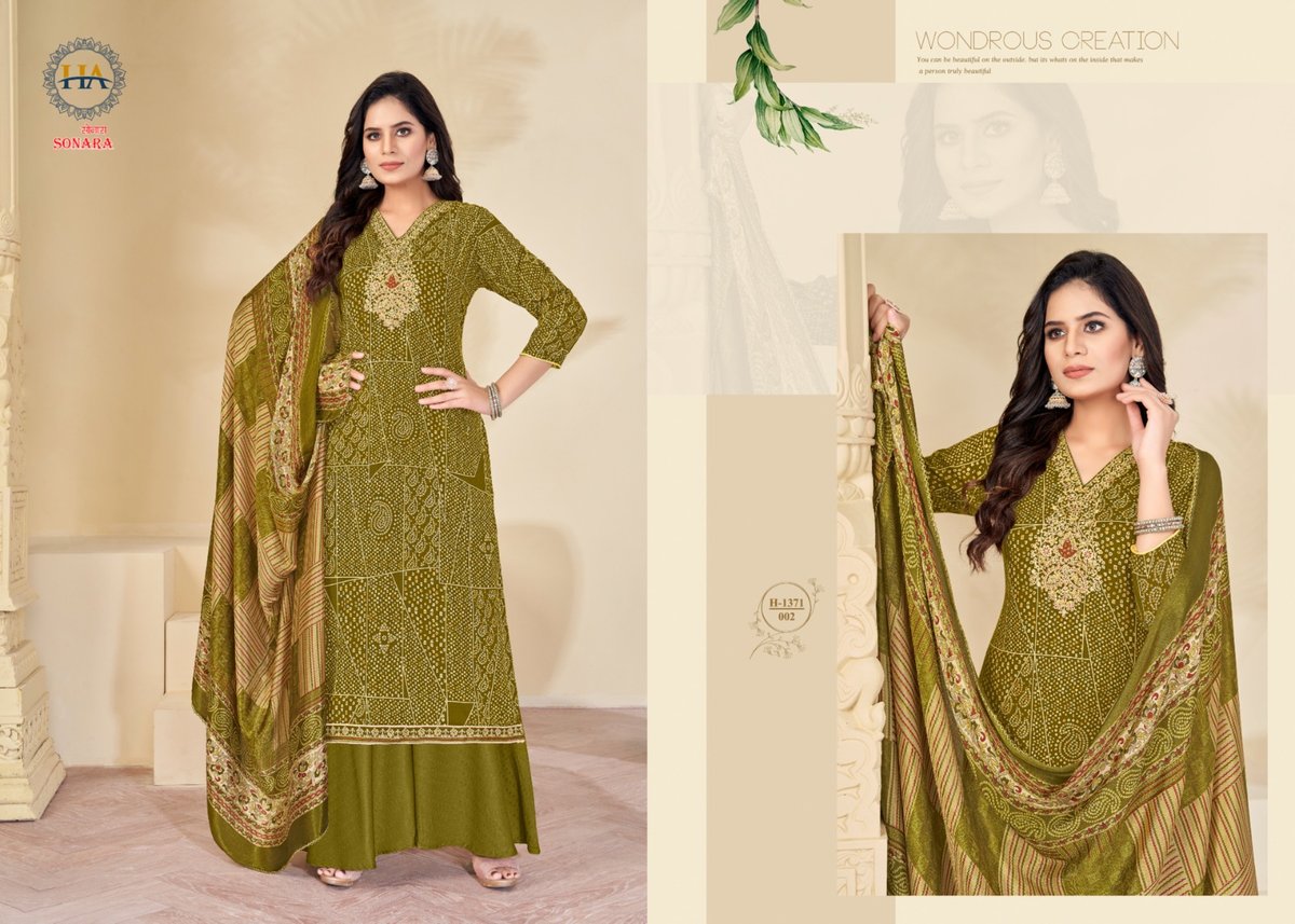 HARSHIT FASHION BY SONARA H-1371-001 TO H-1371-008 2