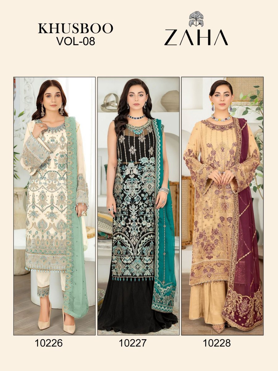 ZAHA KHUSHBU VOL-8 10226 TO 10228 4