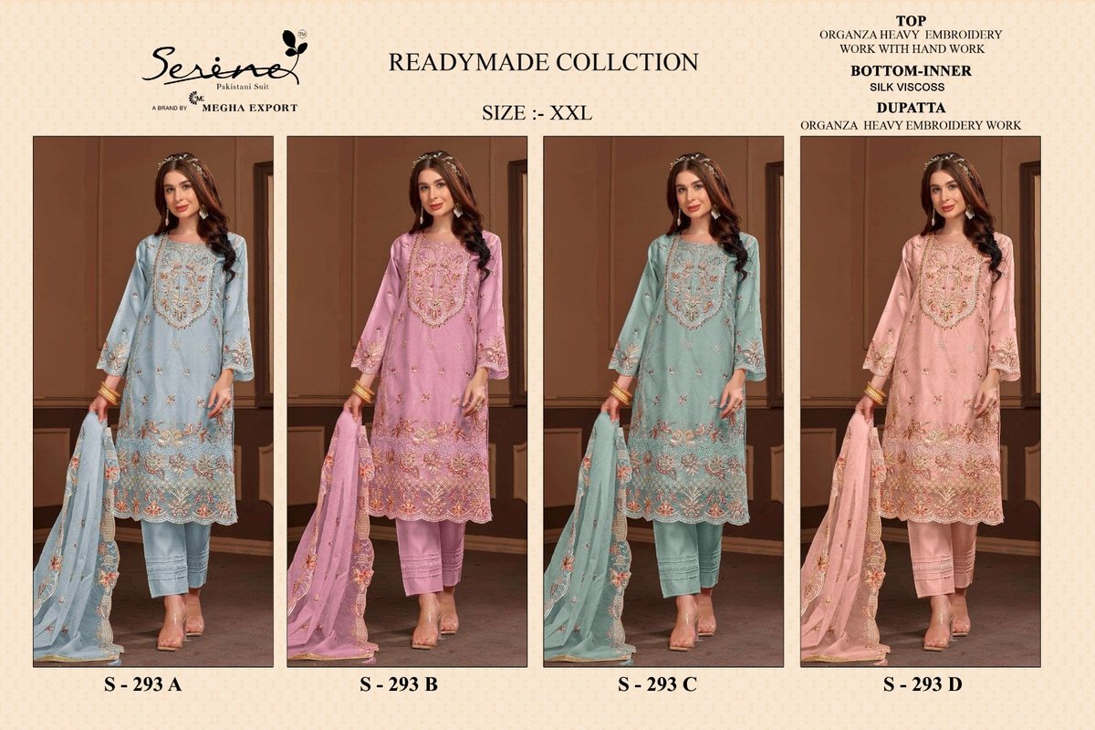 SERINE READYMADE COLLECTION S-293-A TO S-293-D 5
