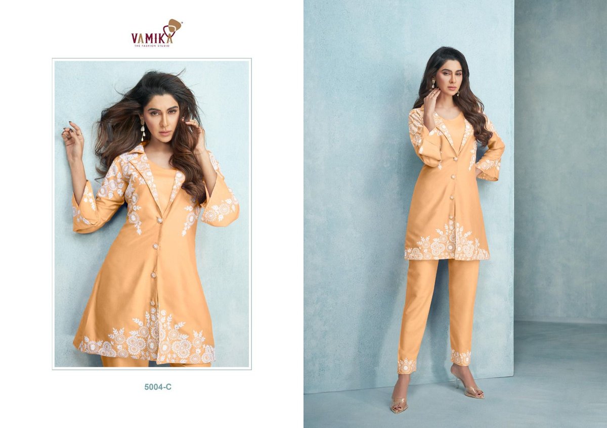 Vamika Fashion Veera Silver 5004 Colors 3