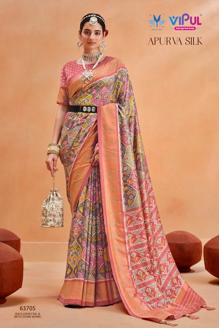 Vipul Fashion Apurva Silk 63702-63719 Series 4