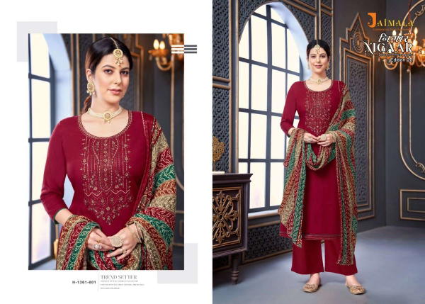 Alok Suit Jaimala Nigaar Edition 20 1361-001 to 1361-008 Series
