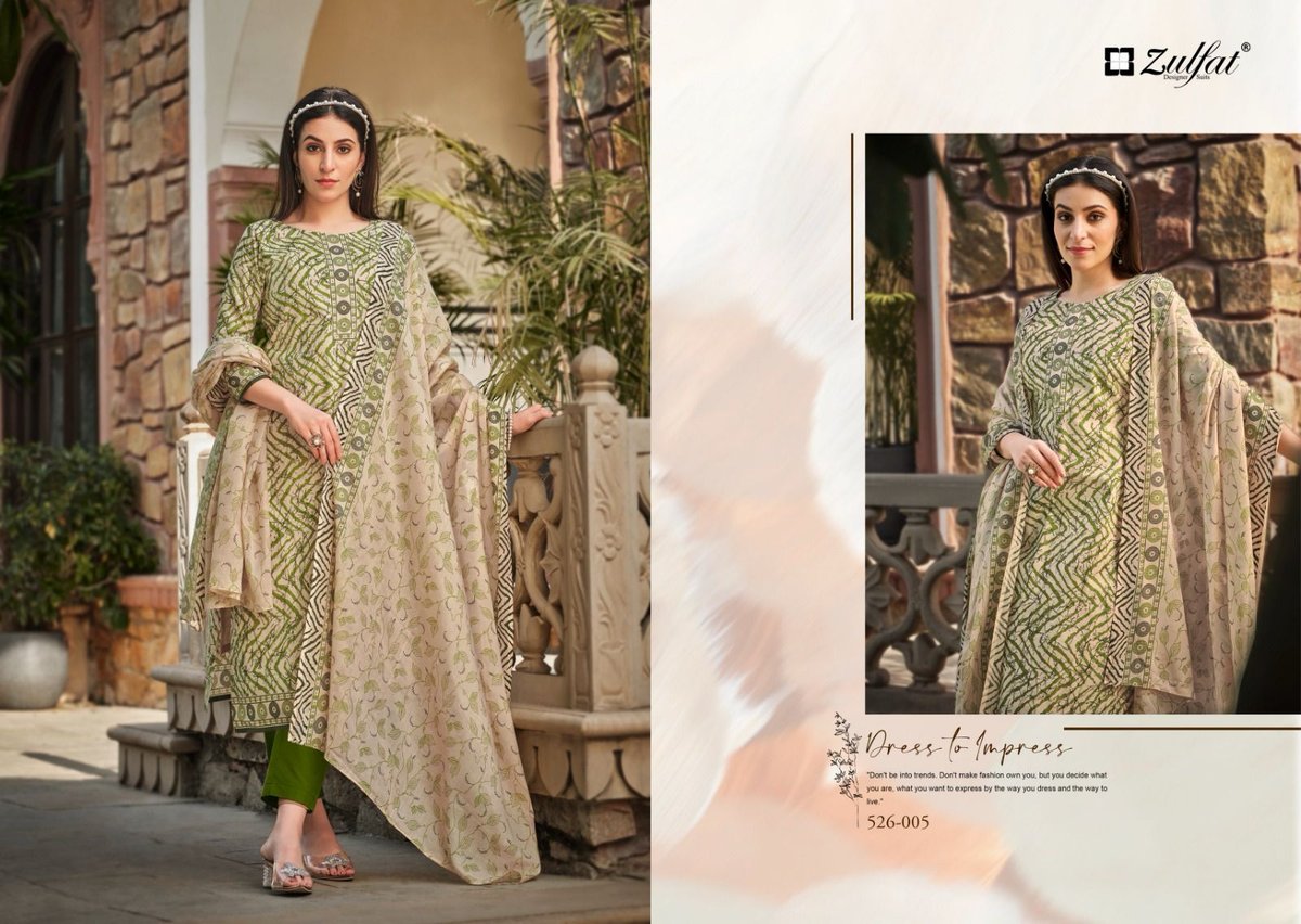 ZULFAT DESIGNER BANI 526-001 TO 526-008 5