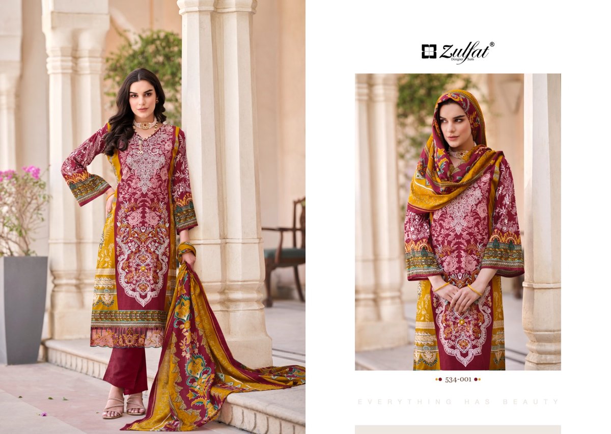 ZULFAT DESIGNER GULREZ 534-001 TO 534-008 1