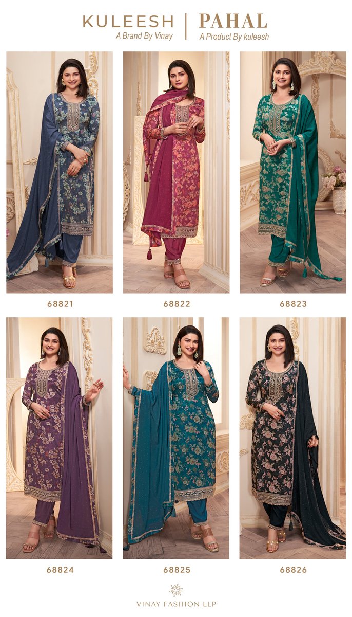 VINAY FASHION KULEESH PAHAL 68821 TO 68826 7