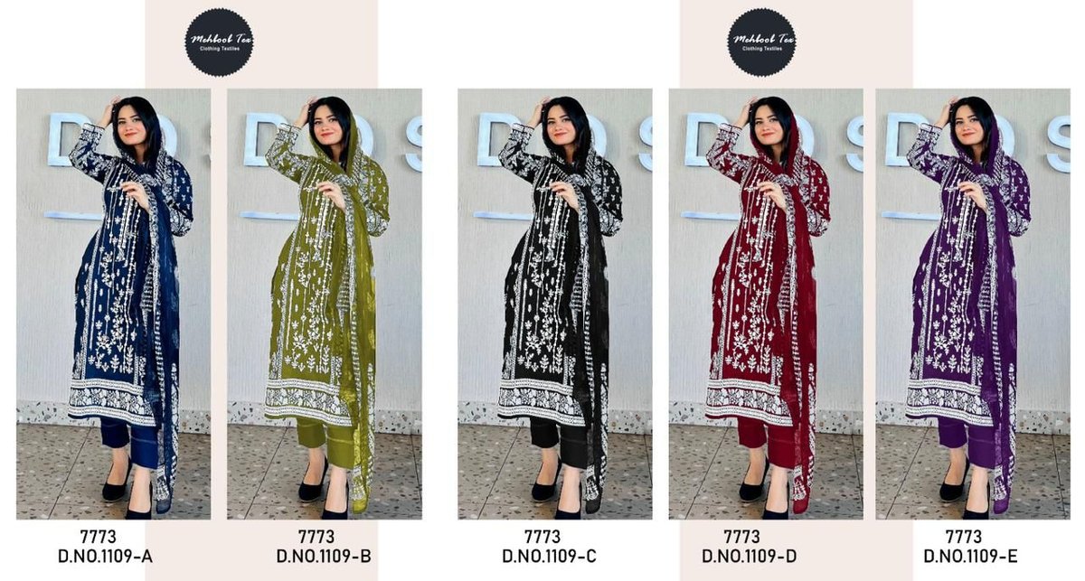 MEHBOOB TEX SHENAZ 1109-A TO 1109-E 6