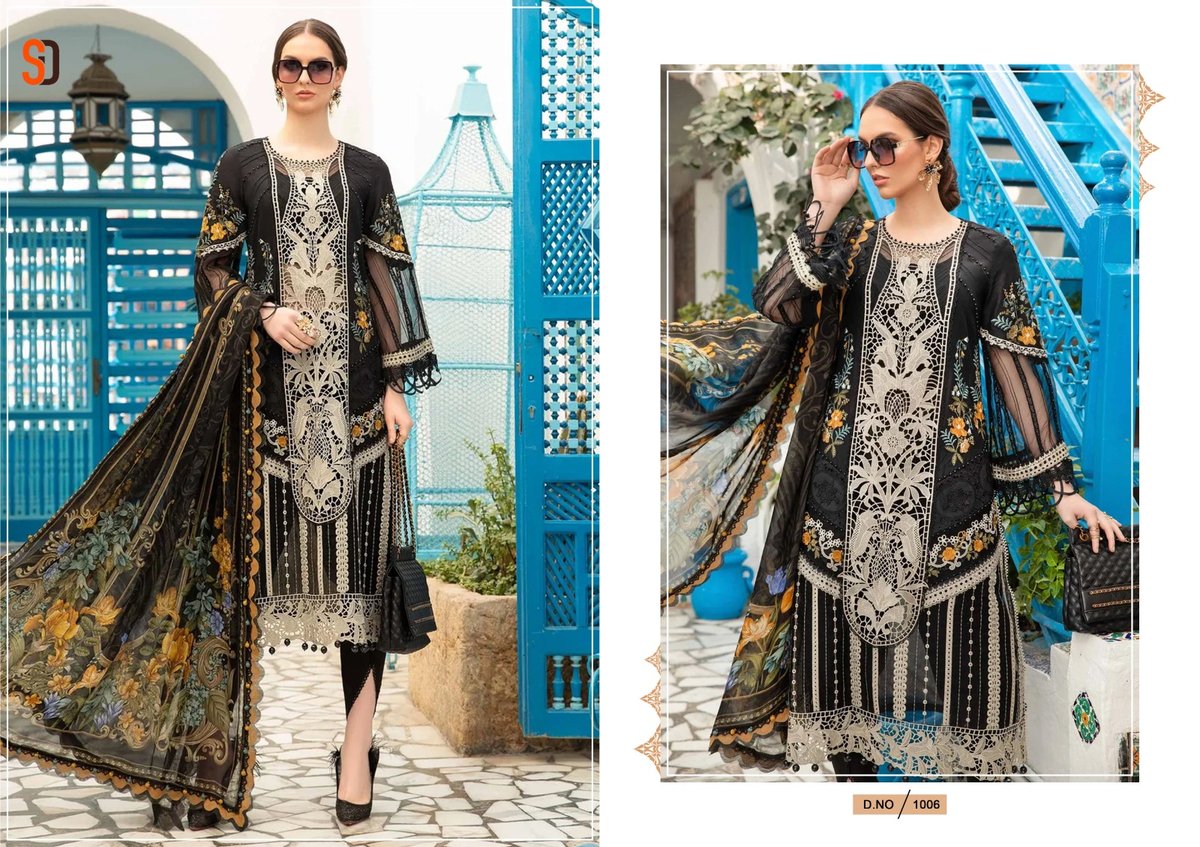 SHRADDHA DESIGNER MARIA.B LAWN VOL-1 1001 TO 1006 6