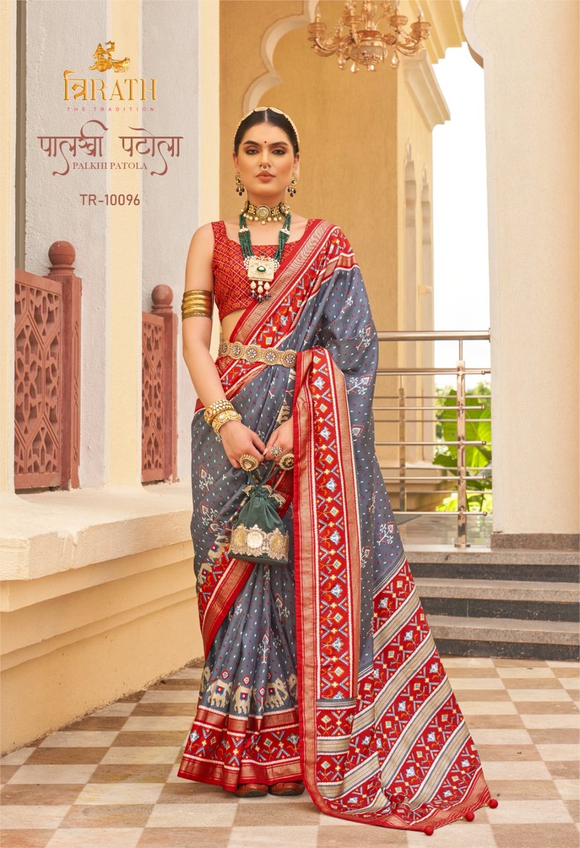 Trirath Labh Palkhi Patola 10095-10103 Series 2