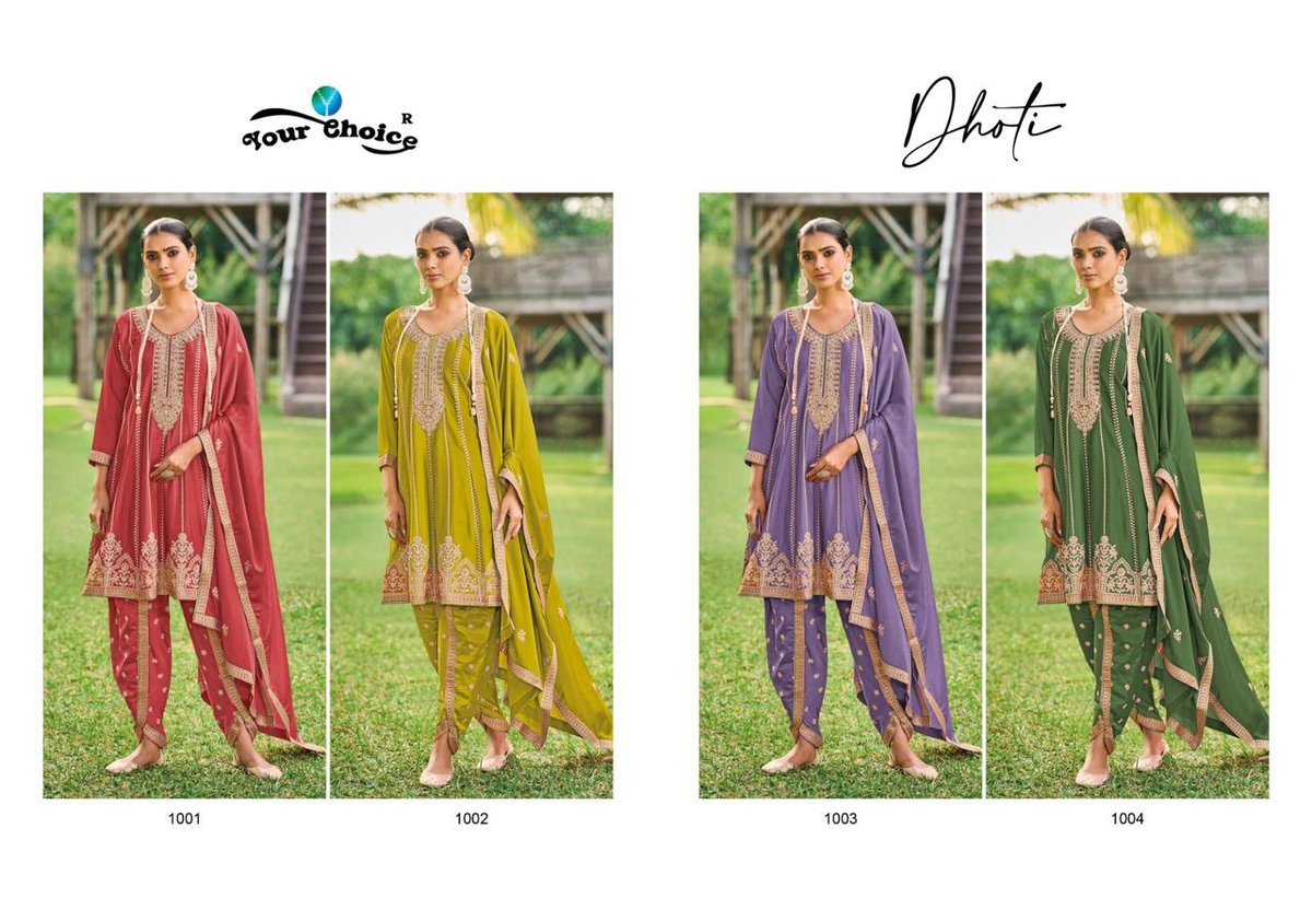 YOUR CHOICE DHOTI 1001 TO 1004 5