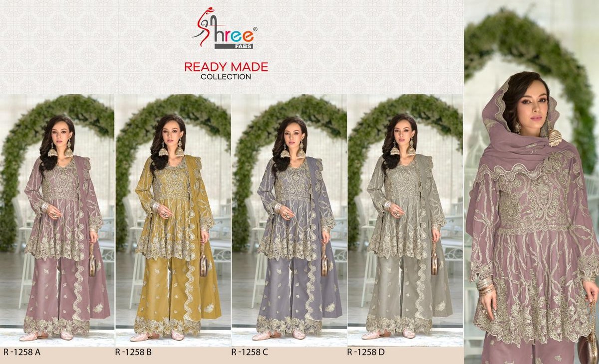 SHREE FAB READY MADE COLLECTION R-1258-A TO R-1258-D 5