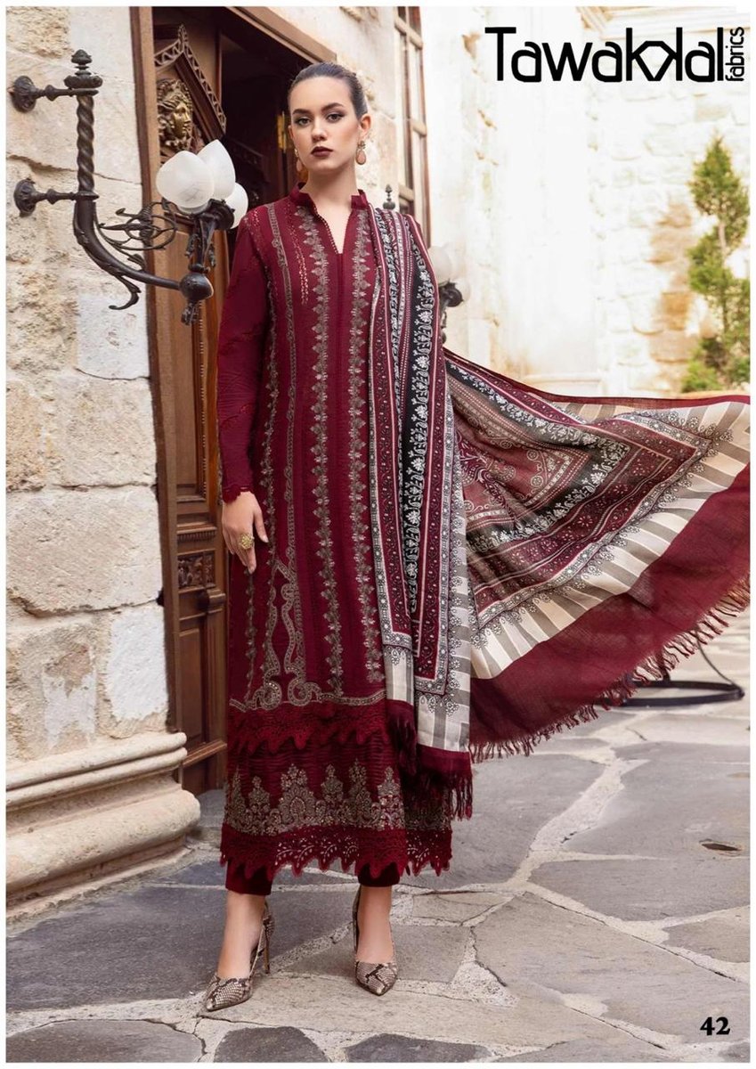 TAWAKKAL FABRICS MEHROZ LUXURY HEAVY COTTON COLLECTION VOL-5 41 TO 50 2