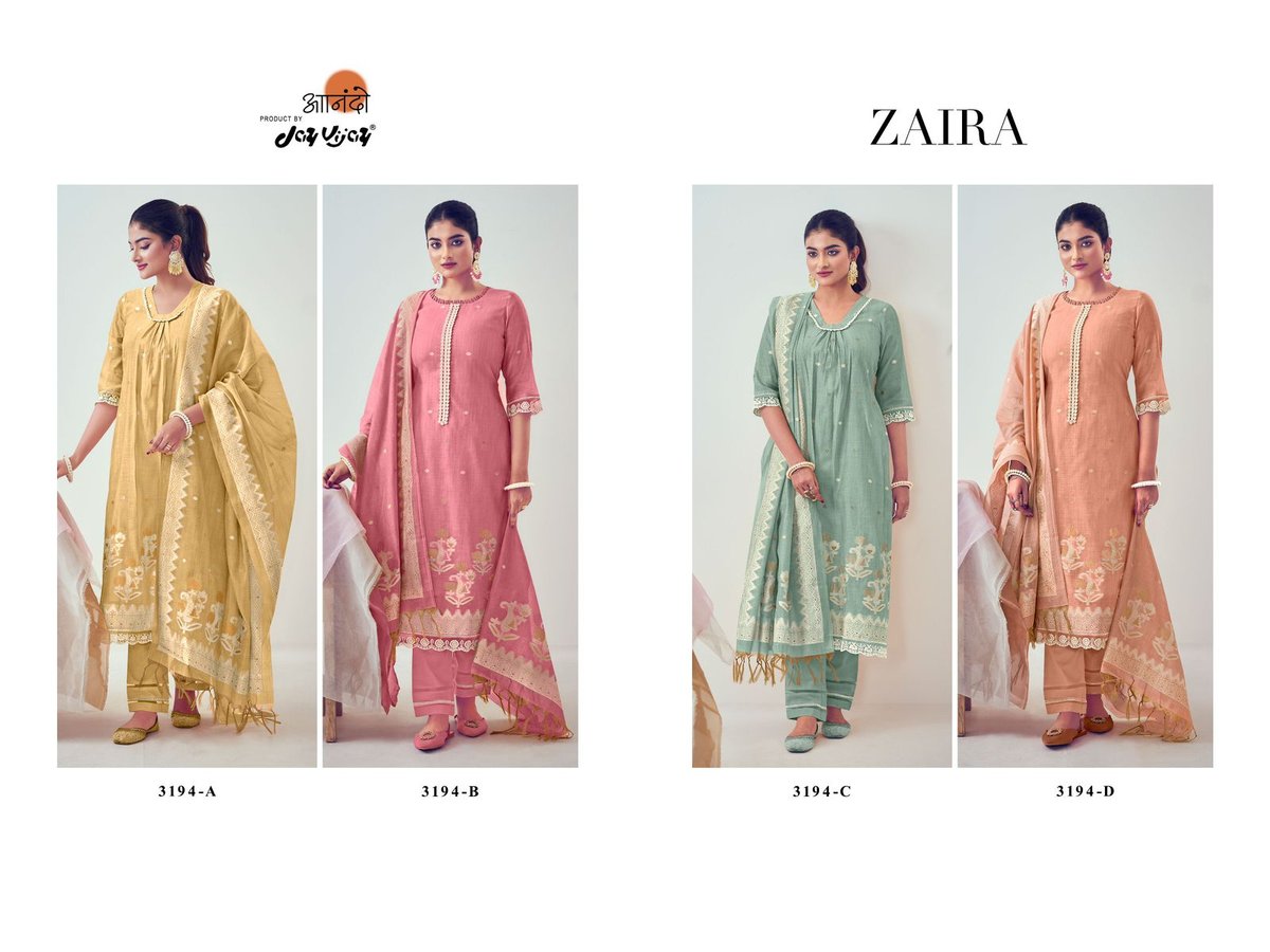 JAY VIJAY ZAIRA 3194-A TO 3194-D 5