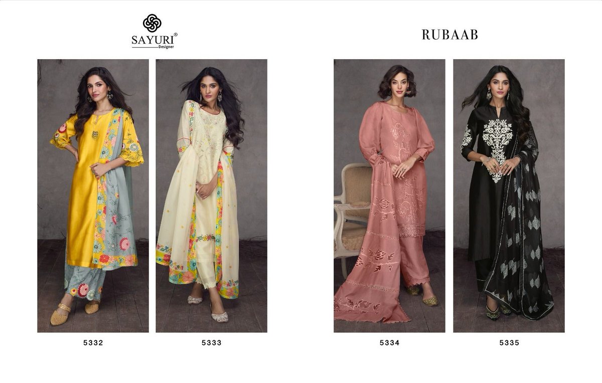 Sayuri Designer Rubaab 5332-5335 Series 5