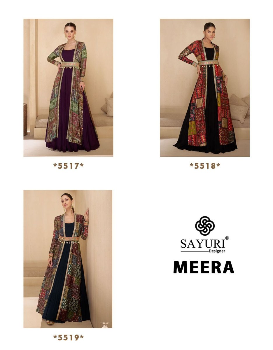 SAYURI DESIGNER MEERA 5517-5519 4