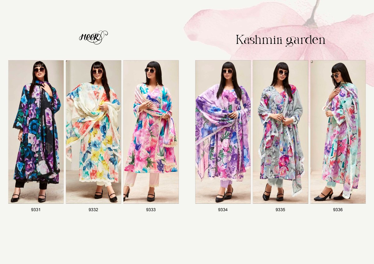 KIMORA FASHION HEER KASHMIRI GARDEN VOL-177 9331 TO 9336 7