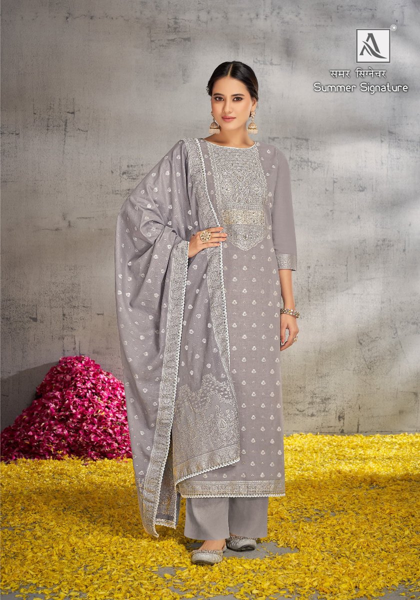 ALOK SUIT SUMMER SIGNATURE H-1473-001 TO H-1473-006 1