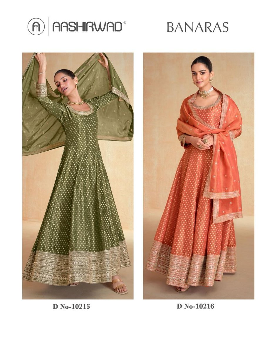 AASHIRWAD CREATION BANARAS 10215-10216 3