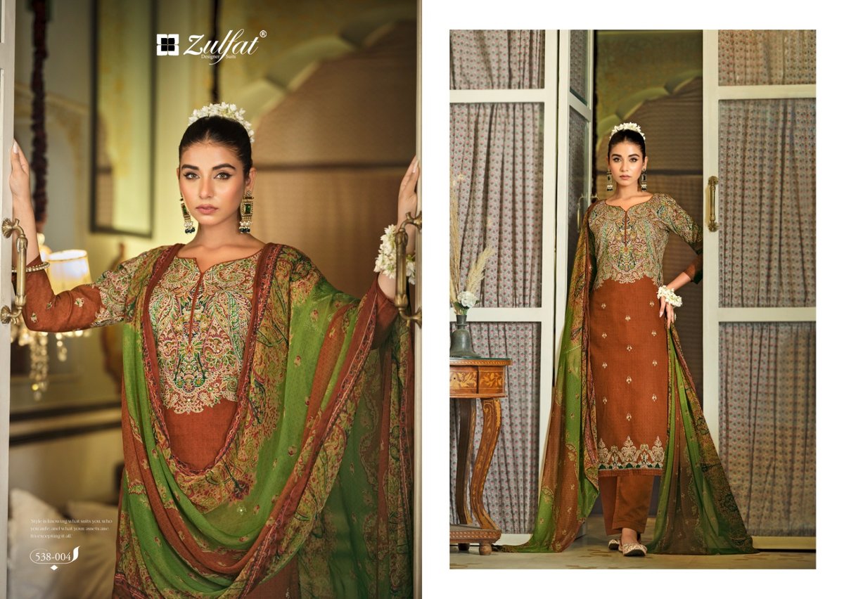 ZULFAT DESIGNER DILRUBA VOL-2 538-001 TO 538-008 4