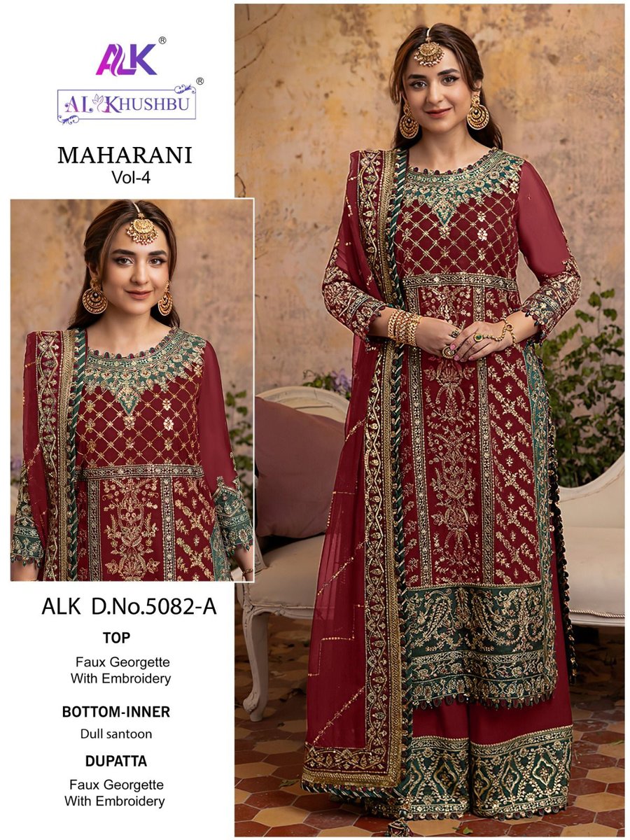 AL KHUSHBU MAHARANI VOL-4 5082-A TO 5082-D 1
