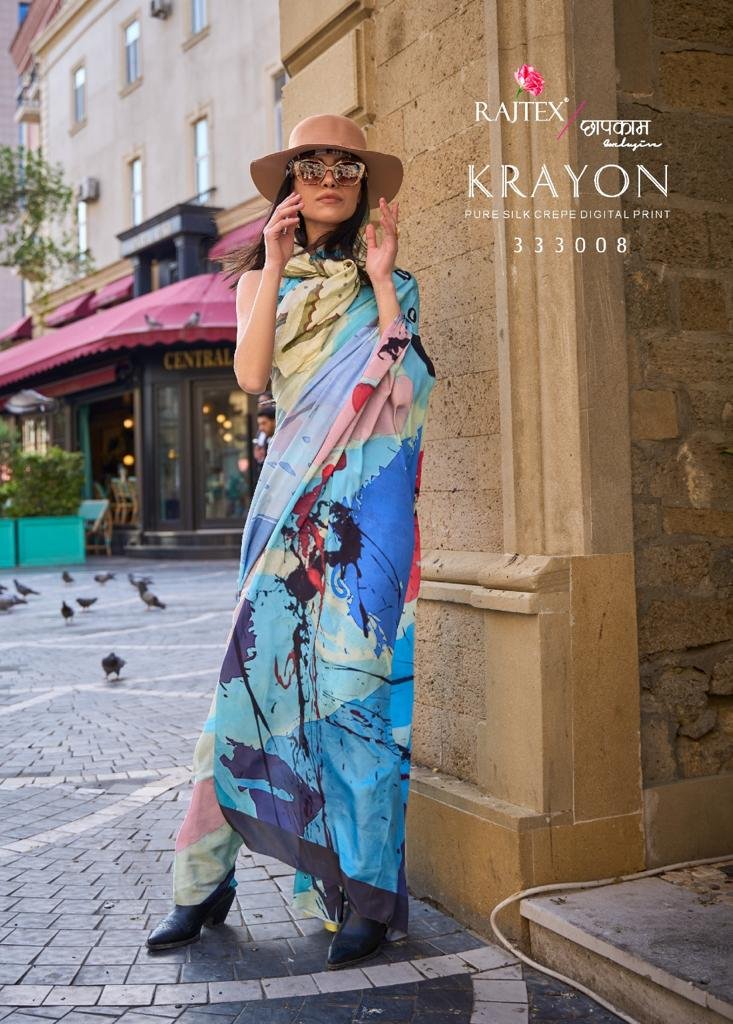 Rajtex Fabrics Krayon Digital Print 333001-333010 Series 8