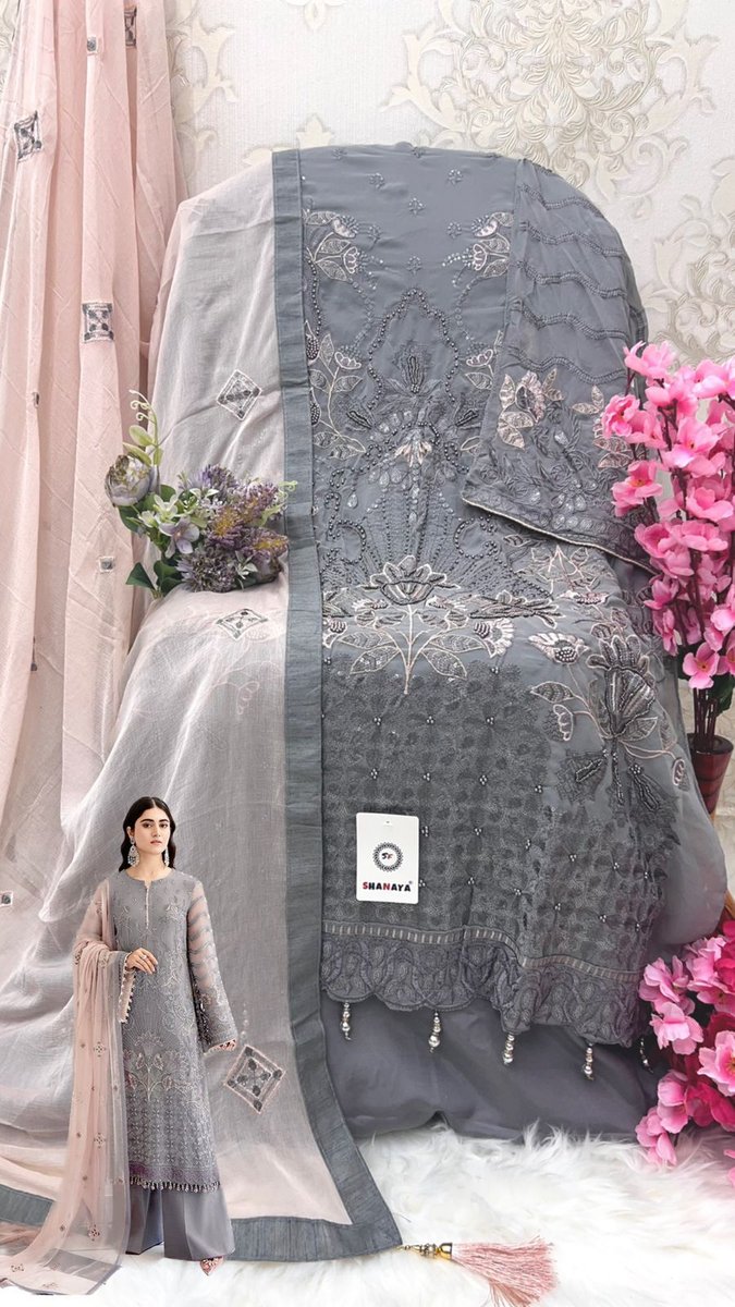 Shanaya Fashion Rose Hand Craft S-145 Design 2