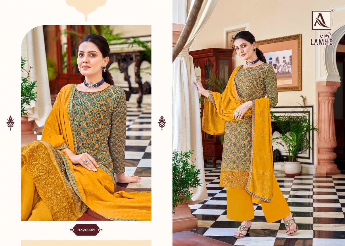 Alok Suit Lamhe 1246-001 to 1246-006 Series 1