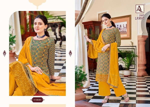 Alok Suit Lamhe 1246-001 to 1246-006 Series