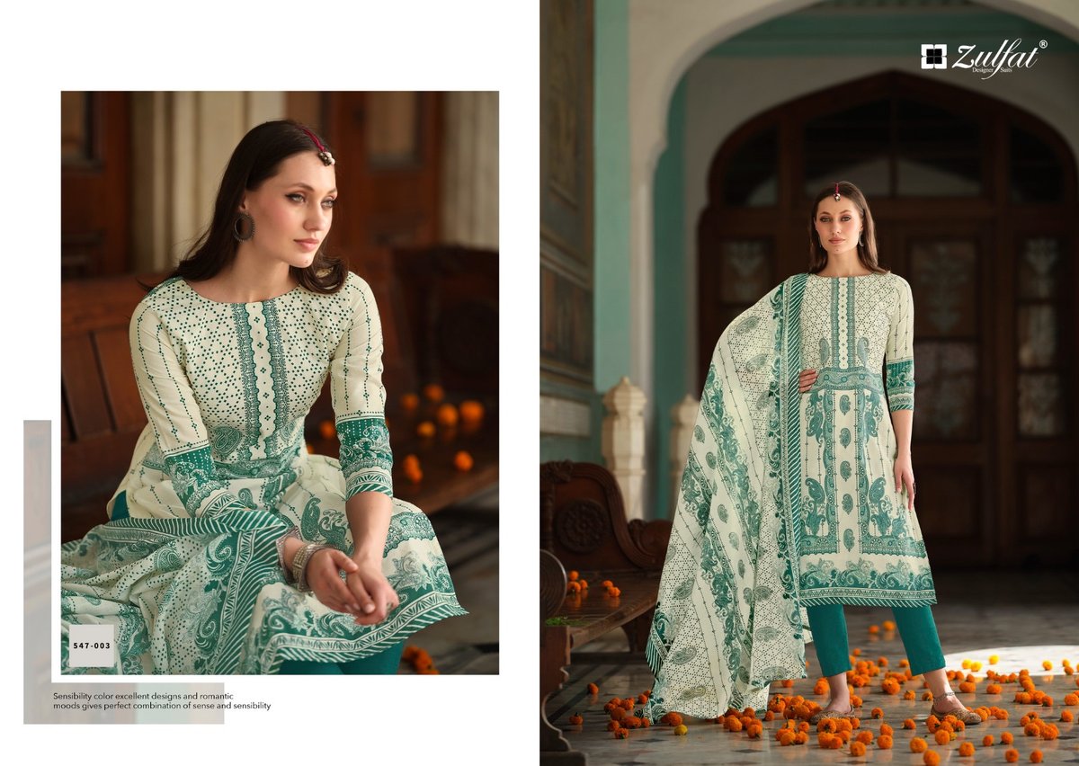 ZULFAT DESIGNER ZOHRA 547-001 TO 547-008 3