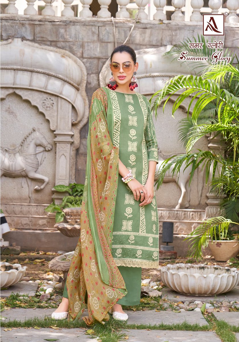 ALOK SUIT SUMMER GLORY H-1540-001 TO H-1540-006 4