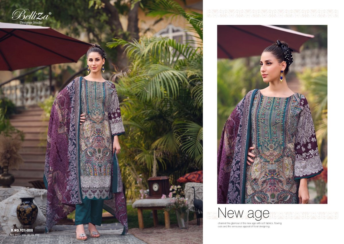 BELLIZA DESIGNER NAIRA VOL-54 921-001 TO 921-008 8