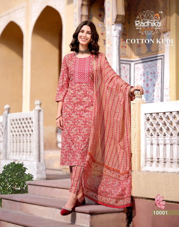 RADHIKA LIFESTYLE COTTON KUDI VOL-10 10001 TO 10008