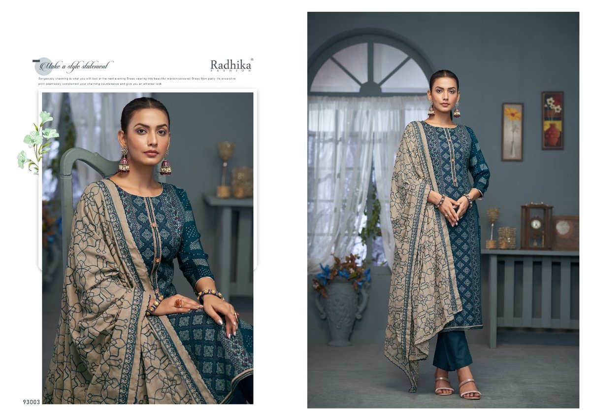 RADHIKA FASHION AZARA BLACK BERRY VOL-11 93001 TO 93004 3