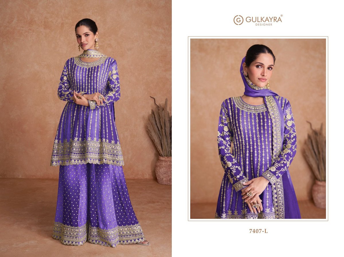 GULKAYRA DESIGNER VAANI VOL-2 7407-F TO 7407-N 7