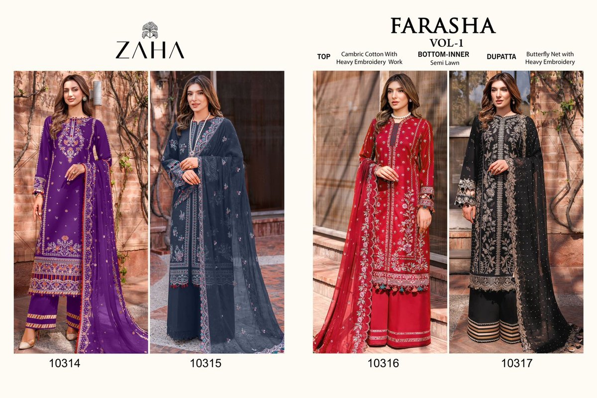 ZAHA FARASHA VOL-1 10314 TO 10317 5