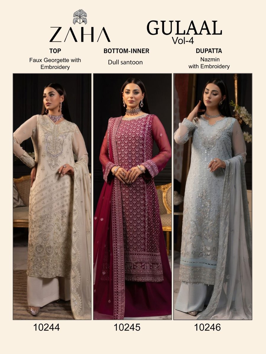 ZAHA GULAAL-VOL-4 10244 TO 10246 4