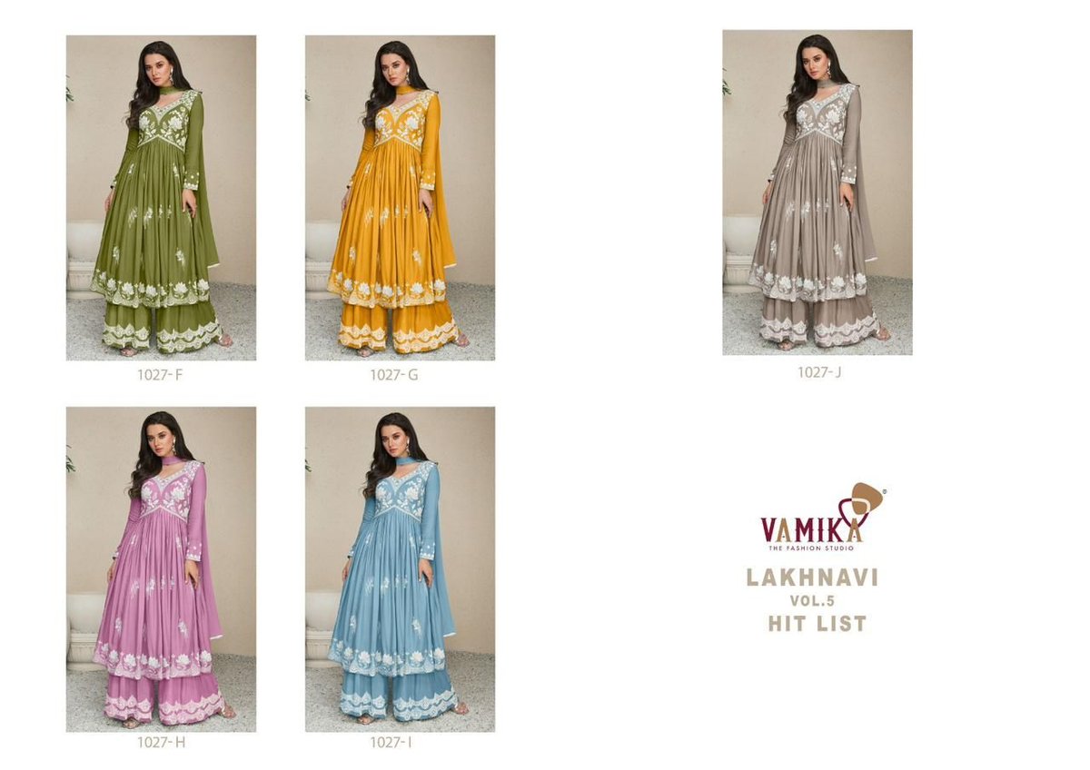 VAMIKA LAKHNAVI VOL-5 1027-F TO 1027-J 6