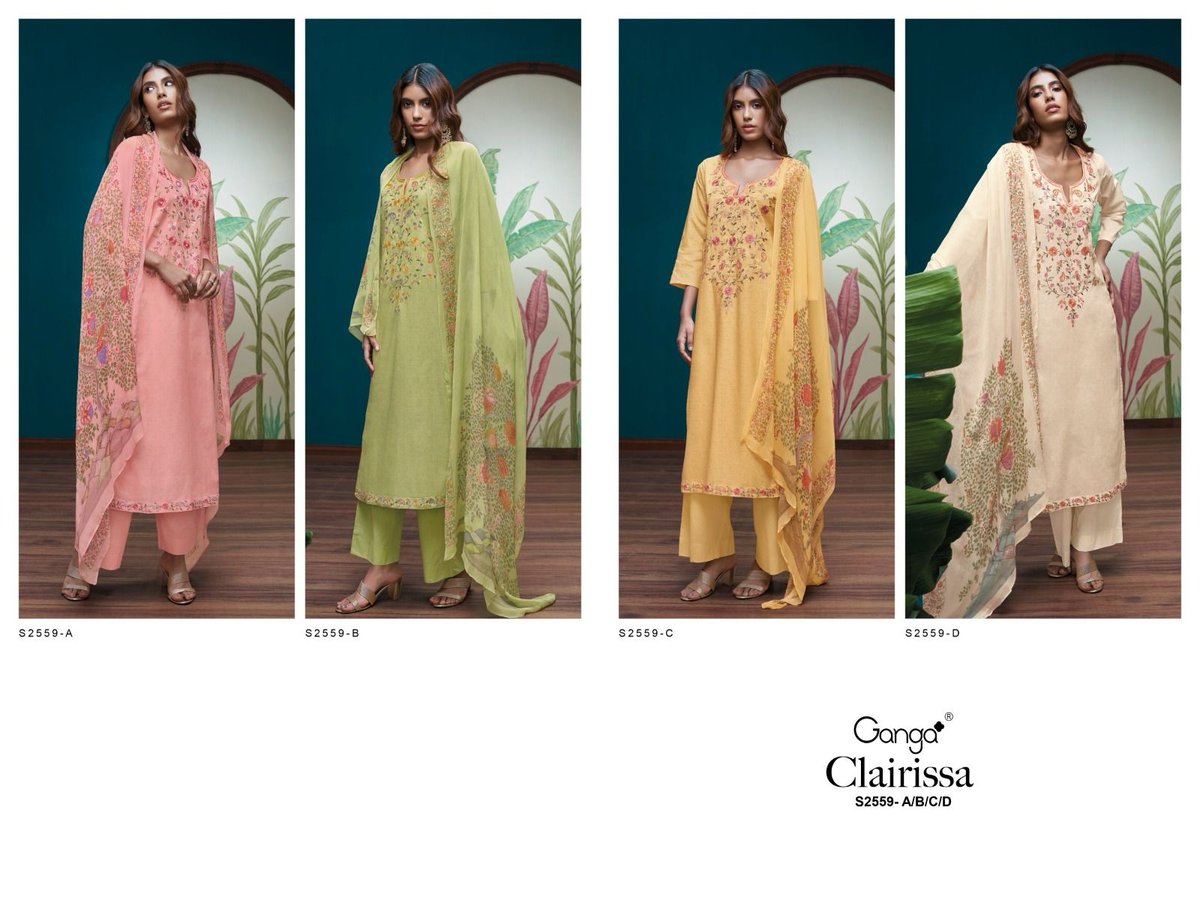GANGA CLAIRISSA S-2559-A TO S-2559-D 5