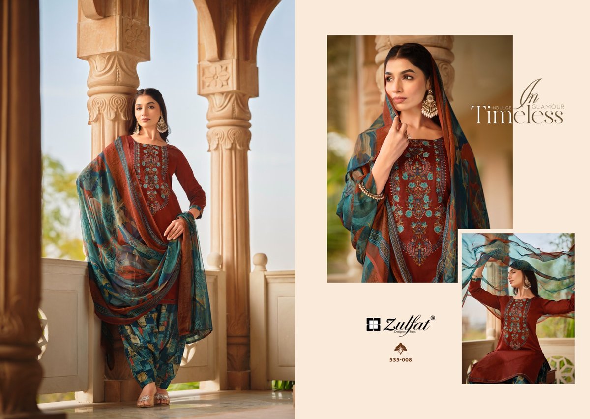 ZULFAT DESIGNER ASHNOOR 535-001 TO 535-008 8