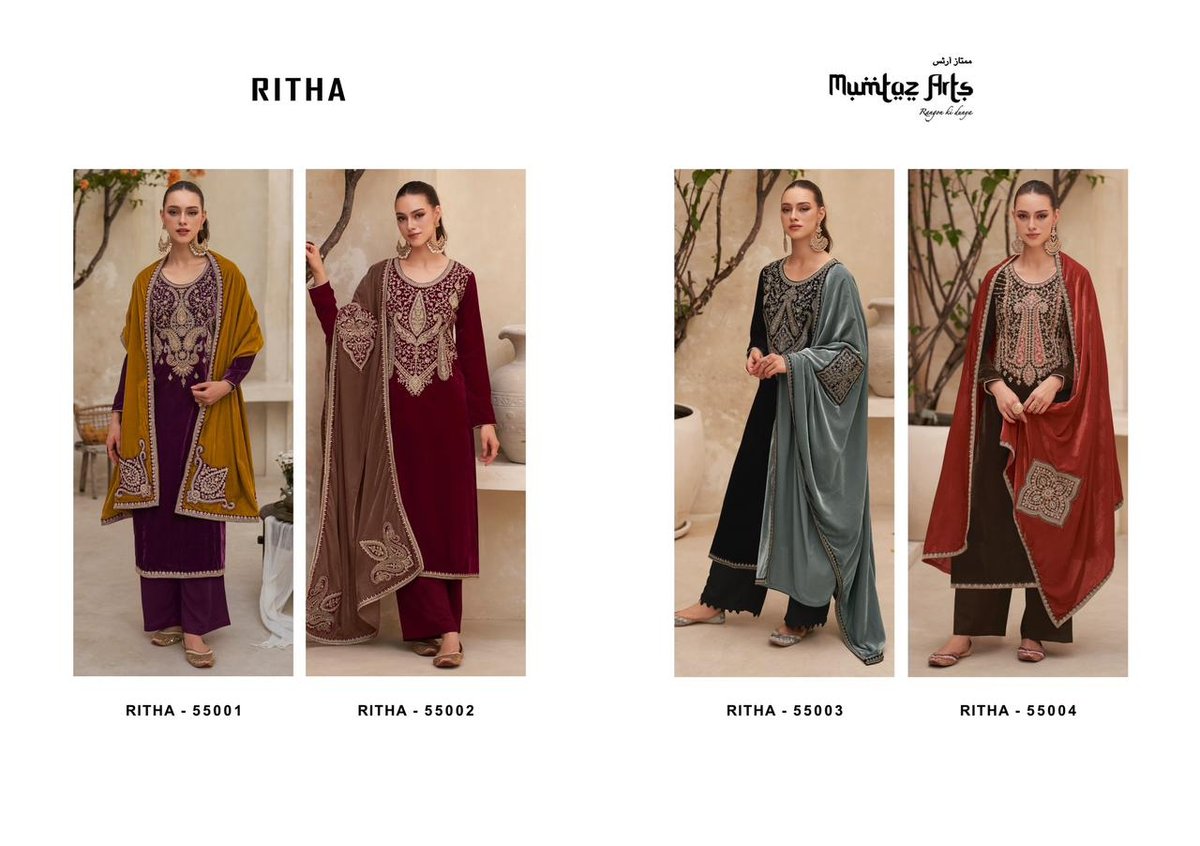 Mumtaz Arts Ritha 55001-55004 Series 5