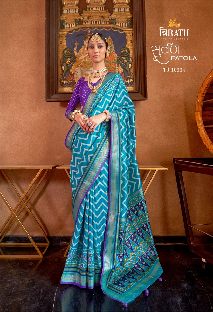 TRIRATH SUWARNA PATOLA 10330 TO 10337 5
