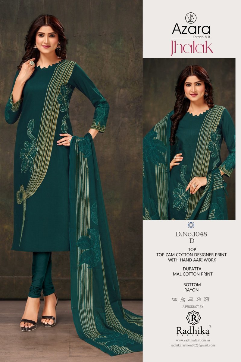 RADHIKA FASHION AZARA JHALAK 1048-A TO 1048-F 4