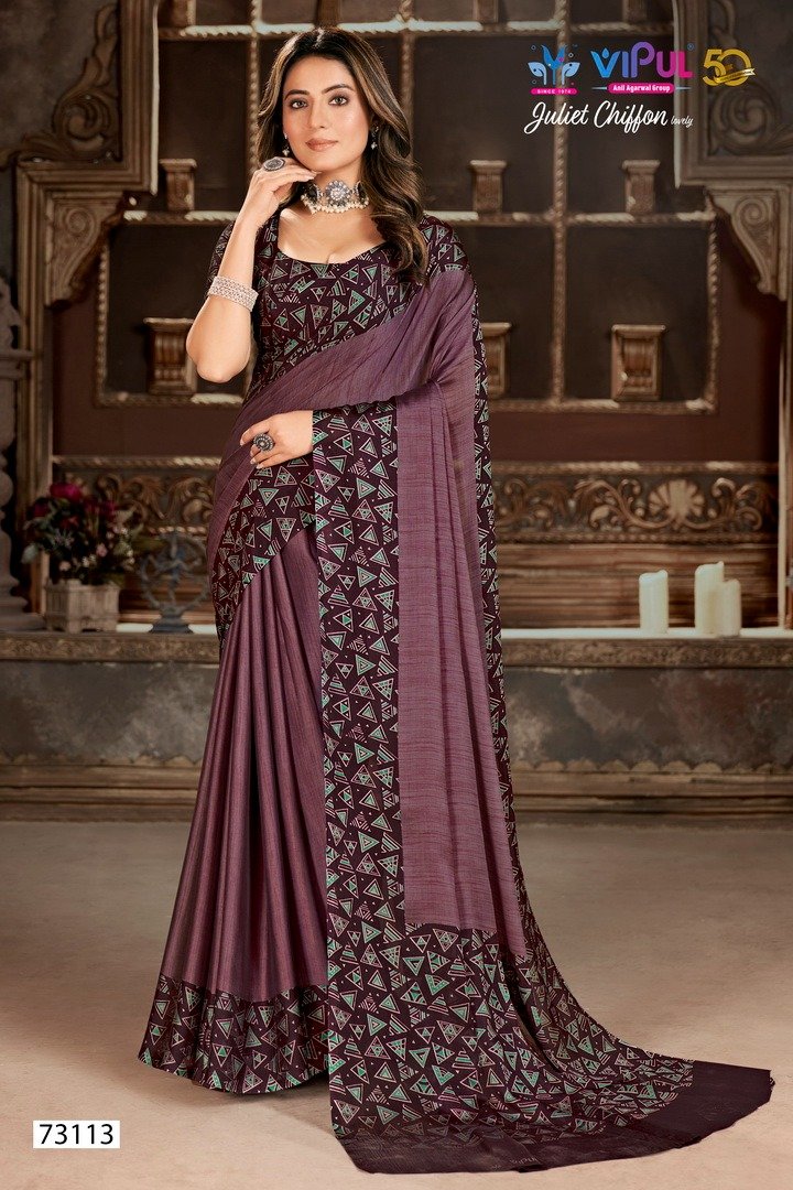 Vipul Fashion Juliete Chiffon Lovely 73107-73118 Series 7