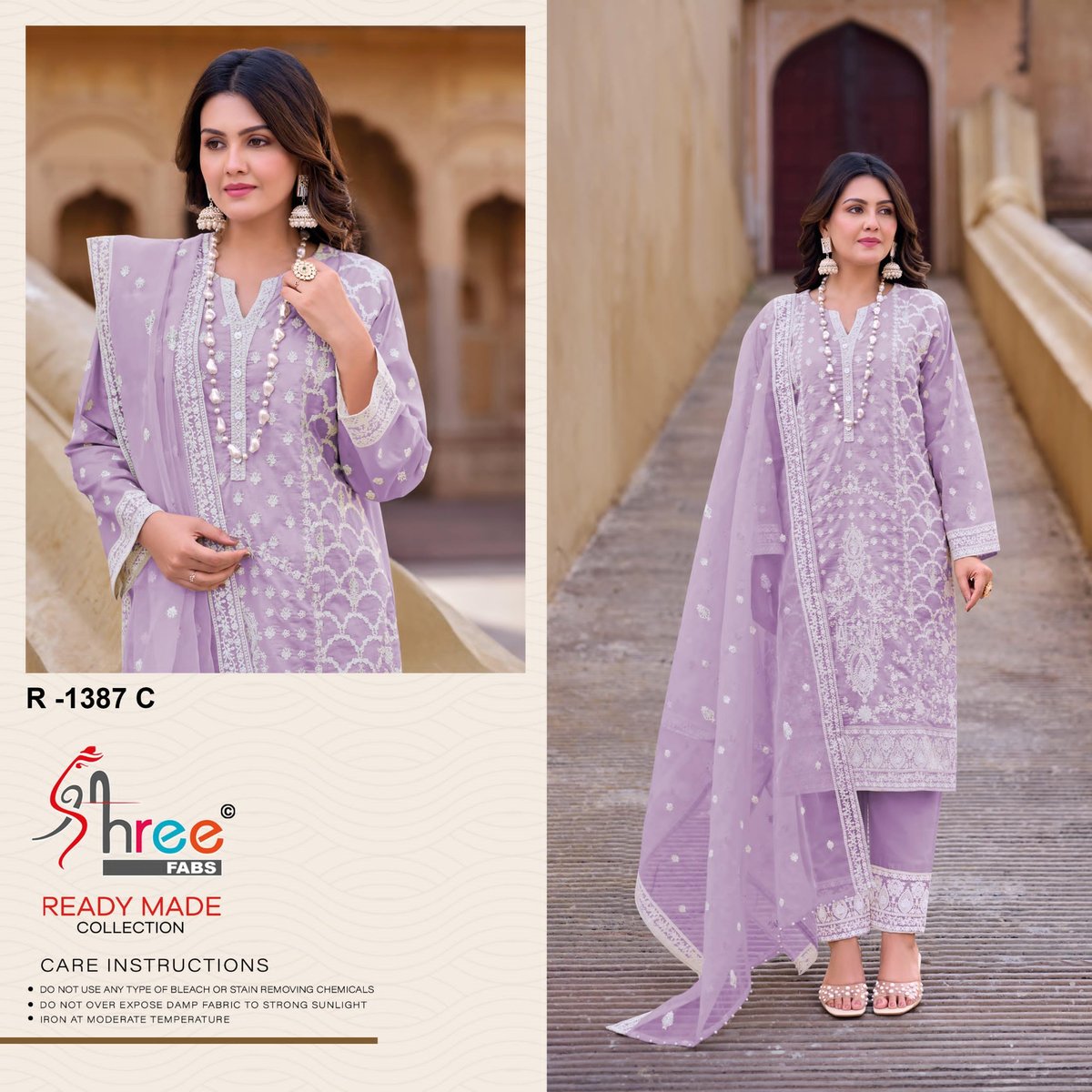 SHREE FAB READY MADE COTTON COLLECTION R-1387-A TO R-1387-D 3
