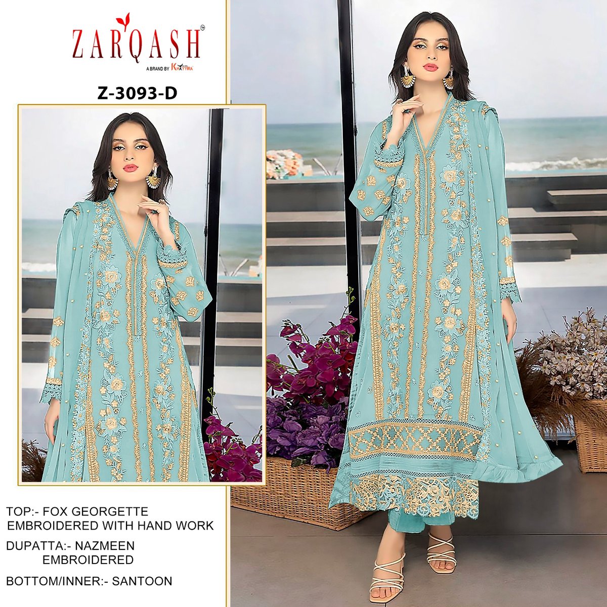 ZARQASH Z-3093-A TO Z-3093-D 4