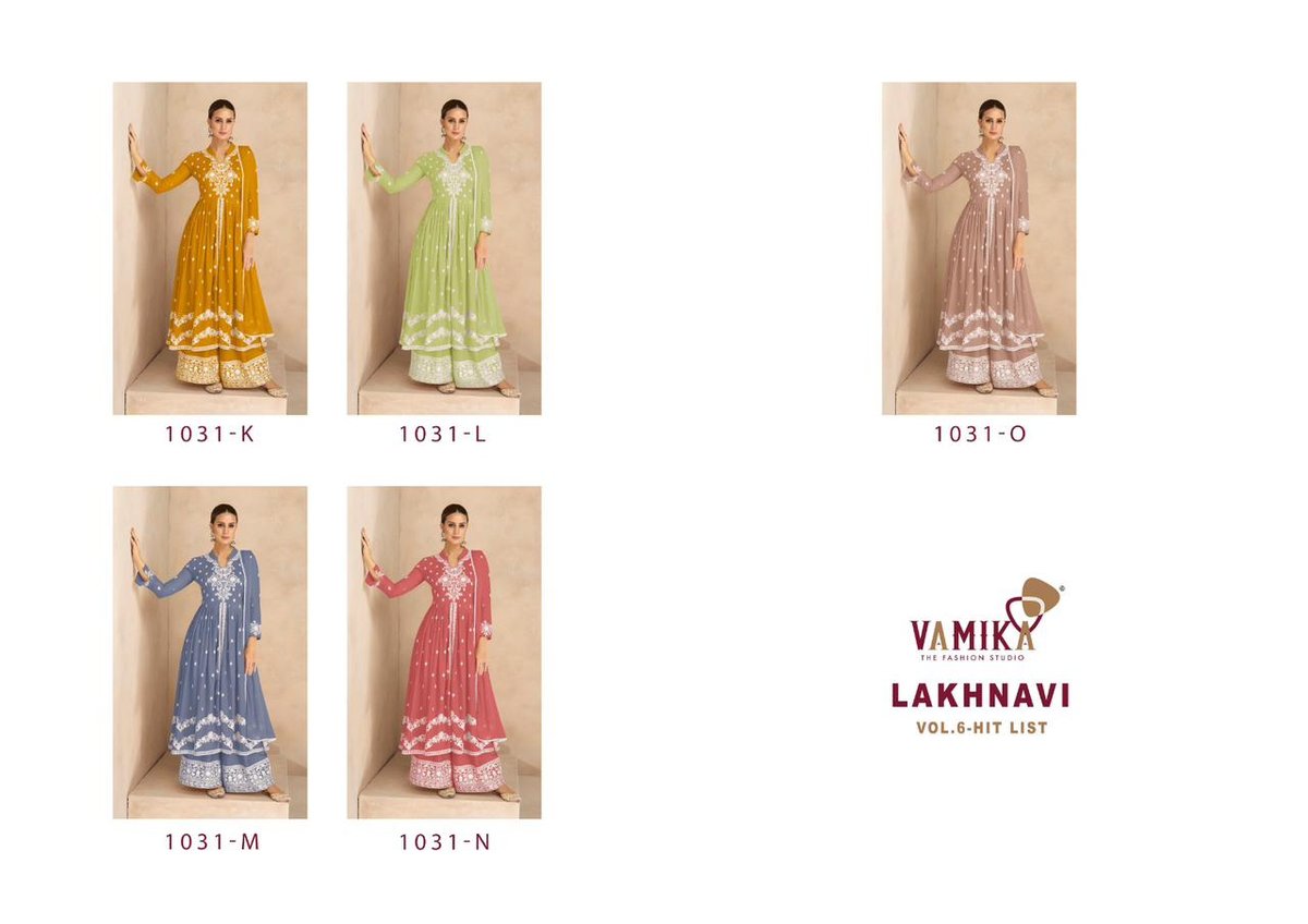 VAMIKA LAKHNAVI VOL-6-GOLD 1031-K TO 1031-O 6
