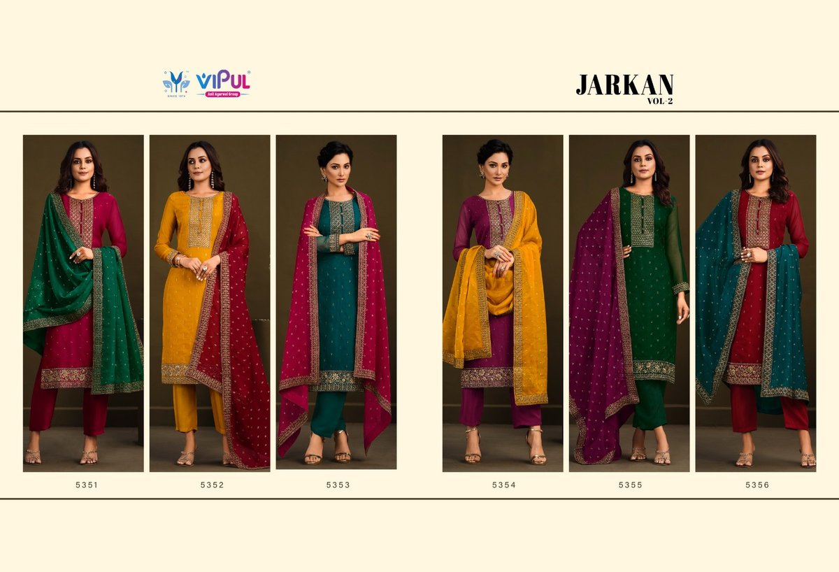 Vipul Fashion Jarkan Vol-2 5351-5356 Series 7