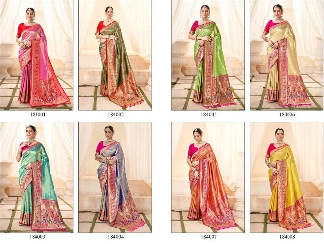 RAJPATH FABRICS LAVNYA SILK 184001 TO 184008 9