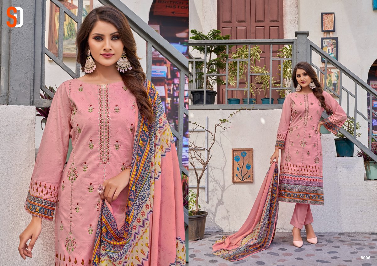 SHARADDHA DESIGNER BIN SAEED VOL-8 8001 TO 8006 6