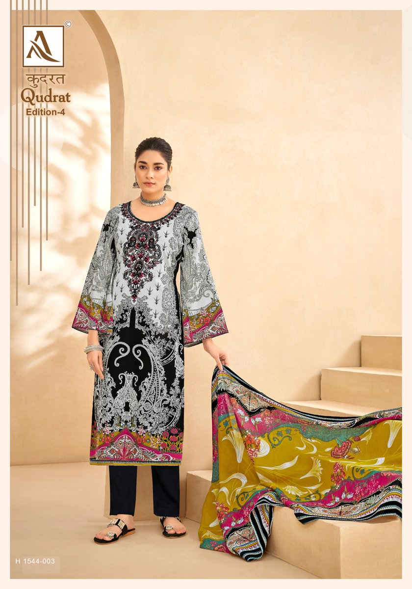 ALOK SUIT QUDRAT - 4 H-1544-001 TO H-1544-008 3
